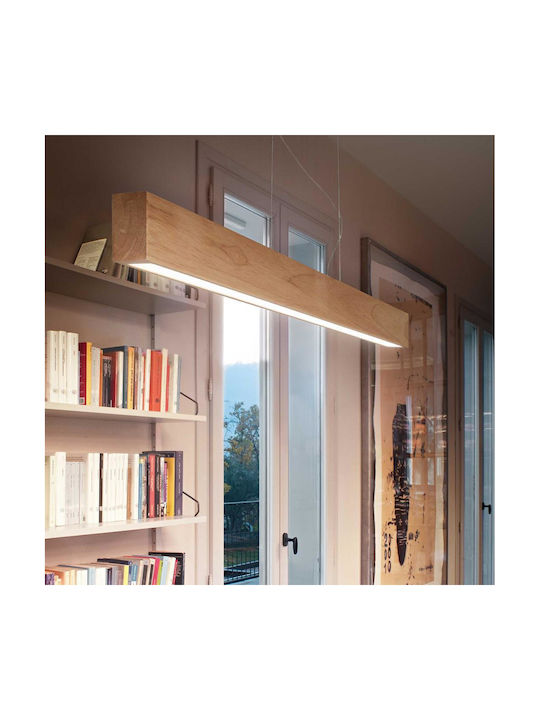 Φωτιστικό Οροφής - Ράγα Craft 284460 110x217cm LED 36W 3000K 3500Lm Natural Ideal Lux